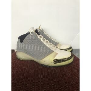RARE JORDANS XX3 23 RETRO WHITE GREY GOLD KIDS GS SZ 7Y 318377-102 BOYS